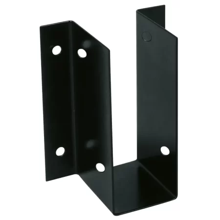 Caja de fijación con aleta exterior con perforación lateral