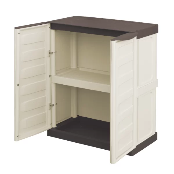 S70/BT Gabinete Polipropileno Marfil 70x39x85.5 abierta