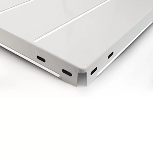 set estante para metal rack 30x90 blanco