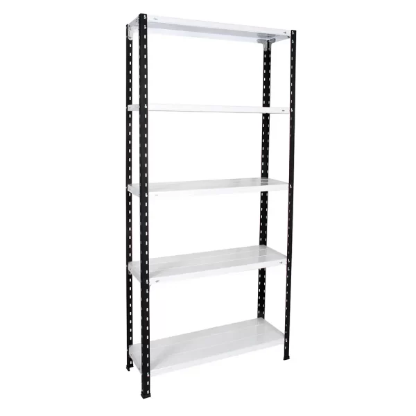 Metal Rack 5 estantes 0.3x0.9x1.78 Blanco
