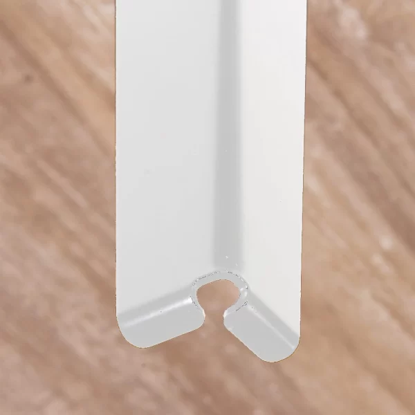 647 Pata Metálica para muebles Blanca detalle