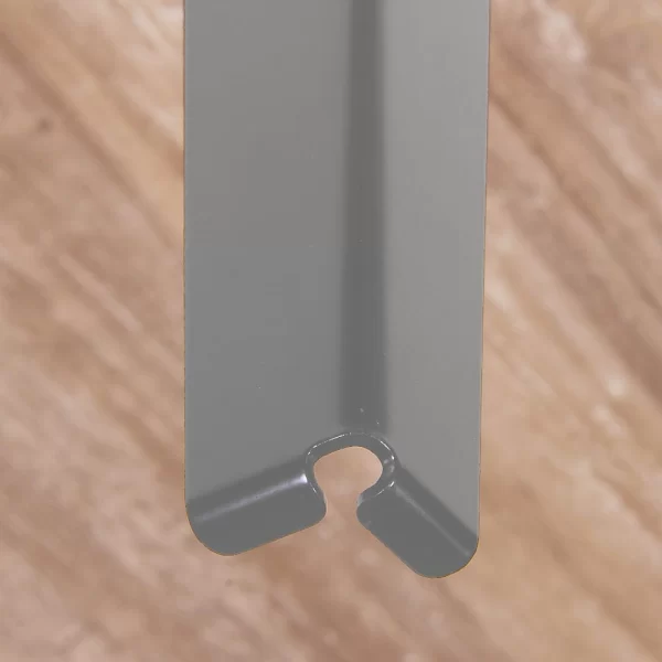 647 Pata Metálica para muebles Gris detalle
